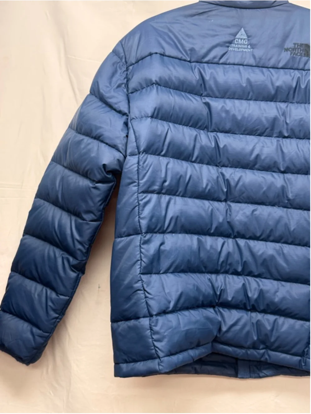 Men's The North Face Blue Puffer Jacket L